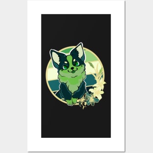 Aromantic Spectrum corgi Posters and Art